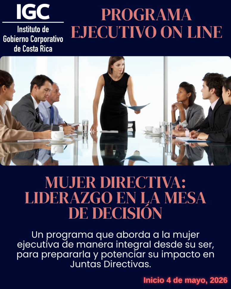 Programa: Mujer Directiva: Liderazgo en la Mesa De Decisión